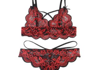 SUBBLIME - SET DOS PIEZAS TOP Y PANTIES ENCAJE S/M - Imagen 5
