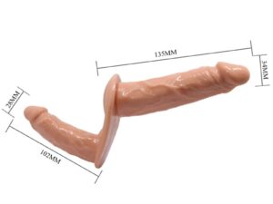 BAILE - ULTRA PASSIONATE HARNESS DILDOS DOBLES CON ARNÉS - Imagen 3