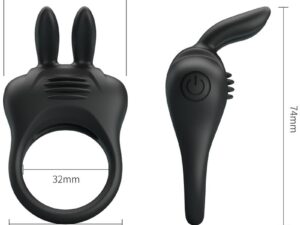 PRETTY LOVE - DAVION ANILLO VIBRADOR RABBIT - Imagen 4