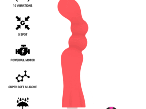 G-SPOT - GOHAN VIBRADOR PUNTO G LIGHT RED - Imagen 1