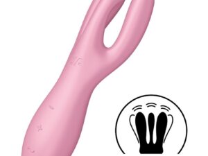 SATISFYER - THREESOME 3 VIBRADOR ROSA - Imagen 1