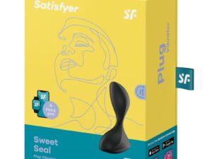 SATISFYER - SWEET SEAL PLUG VIBRADOR APP NEGRO - Imagen 4