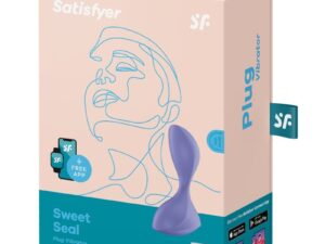 SATISFYER - SWEET SEAL PLUG VIBRADOR APP VIOLETA - Imagen 4