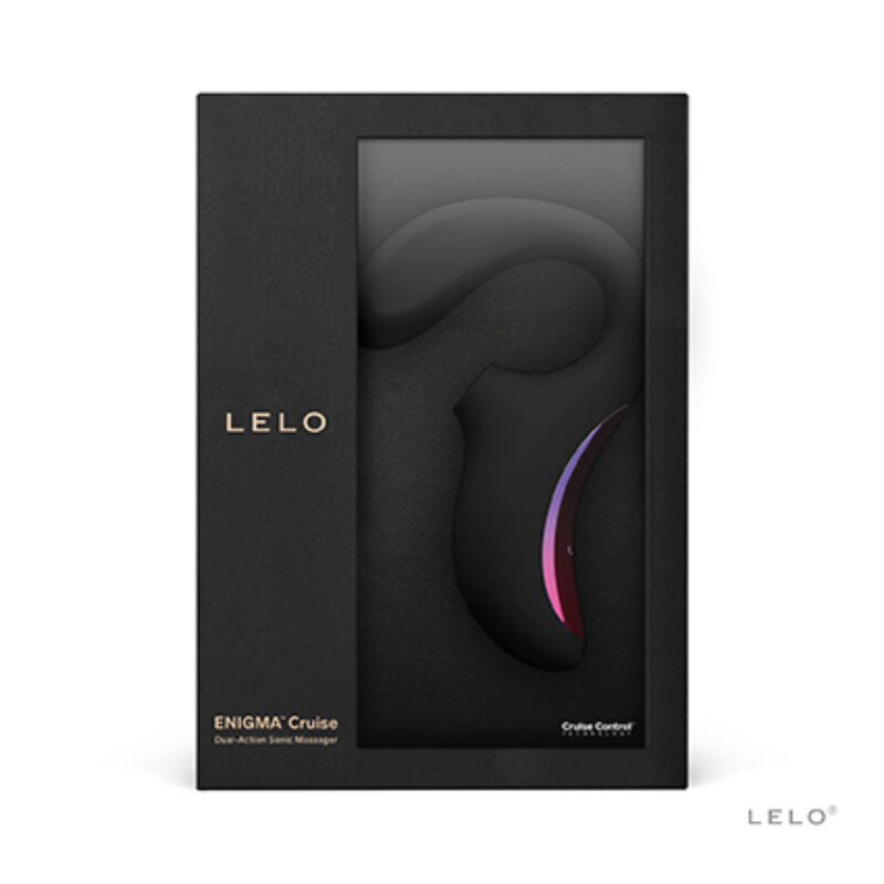 LELO - ENIGMA CRUISE MASAJEADOR SONICO DOBLE ESTIMULACION NEGRO - Imagen 5