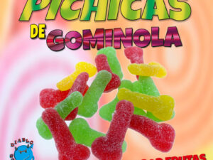 DIABLO GOLOSO - PICHITAS DE GOMINOLA FRUTAS CON AZUCAR - Imagen 1