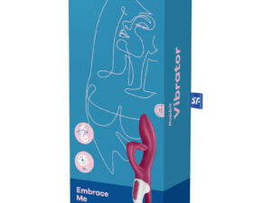 SATISFYER - EMBRACE ME VIBRADOR PUNTO G ROJO - Imagen 4