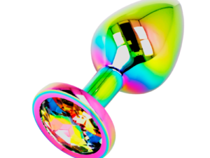OHMAMA - PLUG ANAL CIRCULO IRIDISCENTE TALLA S - Imagen 1