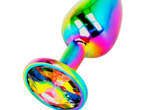 OHMAMA - PLUG ANAL CIRCULO IRIDISCENTE TALLA M - Imagen 1