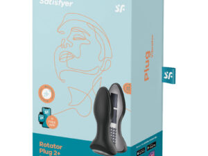 SATISFYER - ROTATOR PLUG 2+ PLUG VIBRADOR APP NEGRO - Imagen 5