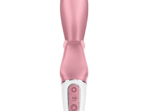 SATISFYER - HUG ME VIBRADOR RABBIT APP AZUL - Imagen 3