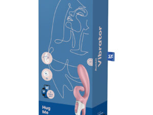 SATISFYER - HUG ME VIBRADOR RABBIT APP AZUL - Imagen 4