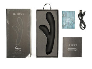 JE JOUE - HERA FLEX VIBRADOR RABBIT - NEGRO - Imagen 4
