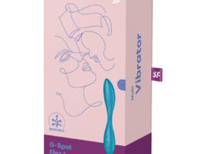 SATISFYER - G-SPOT FLEX 1 MULTI VIBRADOR AZUL - Imagen 4