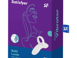 SATISFYER - BOLD LOVER DEDAL VIBRADOR BLANCO - Imagen 4