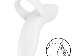 SATISFYER - BOLD LOVER DEDAL VIBRADOR BLANCO - Imagen 1