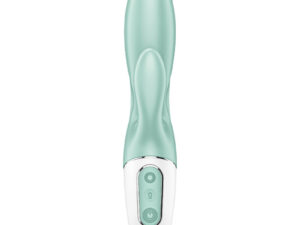 SATISFYER - AIR PUMP BUNNY 5+ VIBRADOR RABBIT INFLABLE APP VERDE - Imagen 2