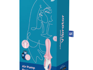 SATISFYER - AIR PUMP BOOTY 5+ VIBRADOR ANAL INFLABLE ROSA - Imagen 4