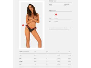 OBSESSIVE - ALESS YA PANTIES XS/S - Imagen 5