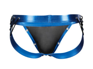 CUT4MEN - JOCKSTRAP DESIRE CUERO AZUL S - Imagen 4