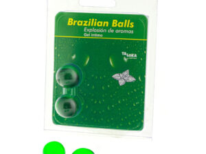 TALOKA - BRAZILIAN BALLS GEL ÍNTIMO MENTA 2 BOLAS - Imagen 1