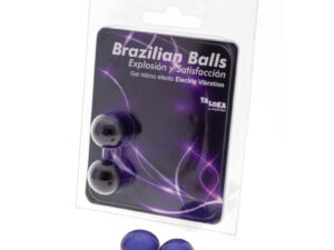 TALOKA - BRAZILIAN BALLS GEL EXCITANTE EFECTO VIBRACIÓN ELÉCTRICA 2 BOLAS - Imagen 1