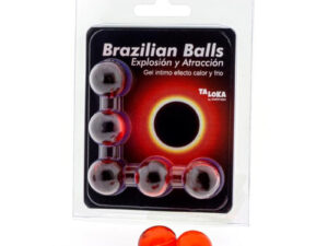 TALOKA - BRAZILIAN BALLS GEL EXCITANTE EFECTO CALOR Y FRÍO 5 BOLAS - Imagen 1