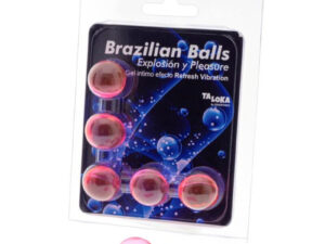 TALOKA - BRAZILIAN BALLS GEL EXCITANTE EFECTO VIBRACIÓN REFRESCANTE 5 BOLAS - Imagen 1