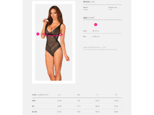 OBSESSIVE - ESTIQUA TEDDY XS/S - Imagen 5
