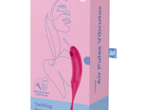 SATISFYER TWIRLING PRO ESTIMULADOR Y VIBRADOR - ROJO - Imagen 4