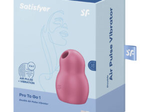 SATISFYER - PRO TO GO 1 ESTIMULADOR Y VIBRADOR DOBLE VERDE - Imagen 4