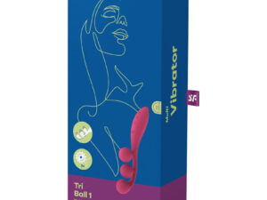 SATISFYER - TRI BALL 1 MULTI VIBRADOR ROJO - Imagen 4