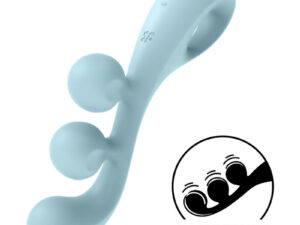 SATISFYER - TRI BALL 2 MULTI VIBRADOR AZUL