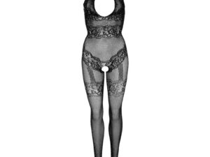 LEG AVENUE - BODYSTOCKING DE RED SIN COSTURAS TALLA ÚNICA - NEGRO - Imagen 3