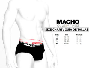 MACHO - MX24NB SLIP NEGRO XL - Imagen 3
