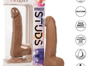 CALEXOTICS - SILICONE STUDS 15.24 CM BROWN - Imagen 1