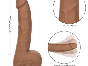 CALEXOTICS - SILICONE STUDS 20.32 CM BROWN - Imagen 2