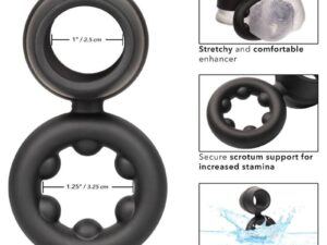 CALEXOTICS - ALPHA DUAL MAGNUM RING NEGRO - Imagen 3