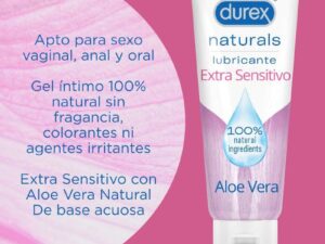 DUREX - NATURALS LUBRICANTE EXTRA SENSITIVO 100 ML - Imagen 3