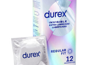 DUREX - INVISIBLE EXTRA LUBRICADO 12 UNIDADES - Imagen 1