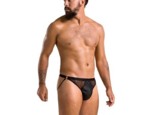 PASSION - 034 SLIP OPEN LUKE NEGRO L/XL - Imagen 1