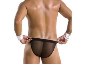 PASSION - 036 SLIP ALFROJO NEGRO S/M - Imagen 4