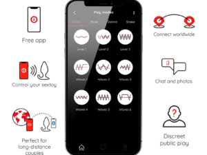 ONINDER - RIO PLUG ANAL VIBRADOR NEGRO - APP GRATUITA - Imagen 3
