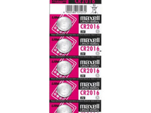 MAXELL - PILA BOTON LITIO CR2016 3V BLISTER*5 - Imagen 1