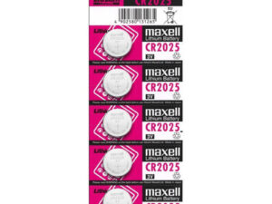 MAXELL - PILA BOTON LITIO CR2025 3V BLISTER*5 - Imagen 1