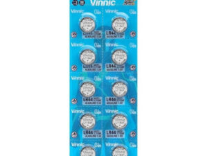 VINNIC - PILA BOTON ALCALINA AG13 L1154F LR44 BLISTER*10 - Imagen 1