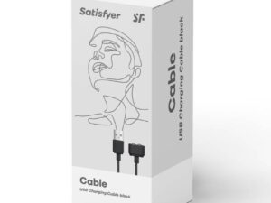SATISFYER - CABLE USB CARGADOR NEGRO - Imagen 5