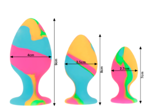 INTENSE - SET PLUG SILICONA MULTICOLOR - Imagen 2