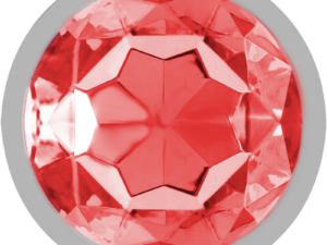 INTENSE - PLUG ANAL METAL CON CRISTAL ROJO TALLA M - Imagen 4