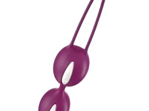 FUN FACTORY - SMARTBALLS DUO BOLAS PELVICAS BLANCO/UVA - Imagen 1