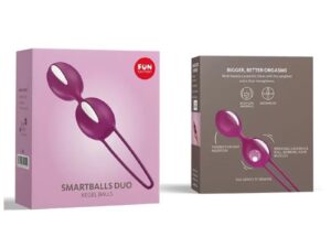 FUN FACTORY - SMARTBALLS DUO BOLAS PELVICAS BLANCO/UVA - Imagen 3